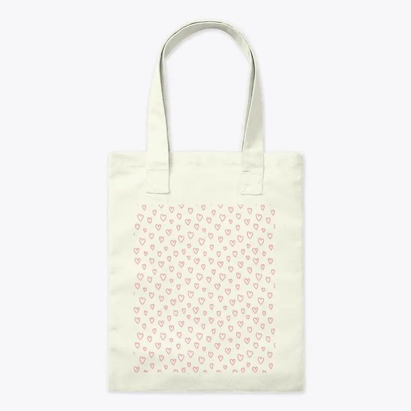 Cute Heart tote bag